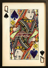 PLAYING CARD LARGE WALL ART Ace of Hearts King Of Hearts Queen of Hearts