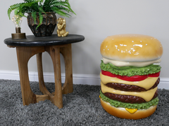 BURGER & FRIES!! Side table! Awesome Art pieces Furniture