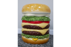 BURGER & FRIES!! Side table! Awesome Art pieces Furniture