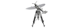 LARGE SPITFIRE AIRCRAFT / PLANE ON TRIPOD MODEL