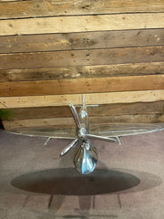 Large Polished Metal Spitfire