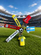 FOOTBALL HERO KEYRINGS MESSI / RONALDO Football