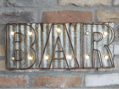 MAN CAVE BAR / GARAGE / BEER LIGHT UP SIGN ** BEST SELLING **