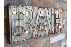 MAN CAVE BAR / GARAGE / BEER LIGHT UP SIGN ** BEST SELLING **