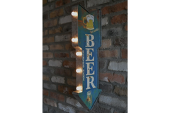 MAN CAVE BAR / GARAGE / BEER LIGHT UP SIGN ** BEST SELLING **