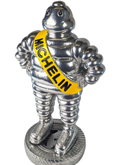 Vintage Aluminium Tyre Man