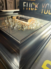 ART CAVE - BOTTLE ART PICTURE 3D / Jack Daniels / Grey Goose 40x40 - The Man Cave Broadway