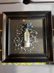 ART CAVE - BOTTLE ART PICTURE 3D / Jack Daniels / Grey Goose 40x40 - The Man Cave Broadway