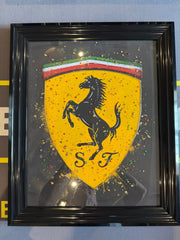 ART CAVE - CAR MARQUE BADGE PICTURES 50x60 Liquid Art - The Man Cave Broadway