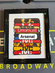 ART CAVE - FOLDED FOOTBALL PICTURE 50x40 - The Man Cave Broadway