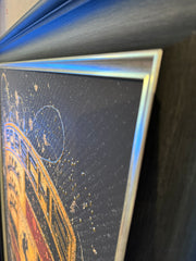 ART CAVE - Porsche Crest Ex-Large 120x90 - The Man Cave Broadway
