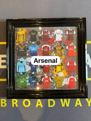 ART CAVE - RETRO FOOTBALL SHIRT PICTURE 40x40 - The Man Cave Broadway