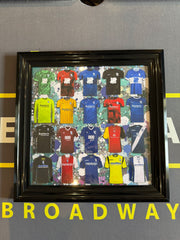 ART CAVE - RETRO FOOTBALL SHIRT PICTURE 40x40 - The Man Cave Broadway