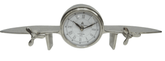 Aviation Aero Plane Polished Desk Clock - The Man Cave Broadway