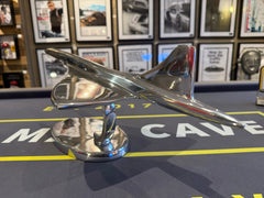 Beautiful Polished Aluminium Large Concorde Desk Model - The Man Cave Broadway