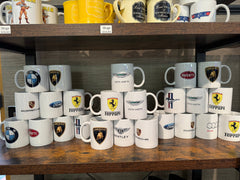 CAR MARQUE MUGS SUPER CAR CUPS - The Man Cave Broadway