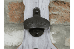 CAST IRON FUN BAR BOTTLE OPENERS / WOODEN / VARIOUS - The Man Cave Broadway