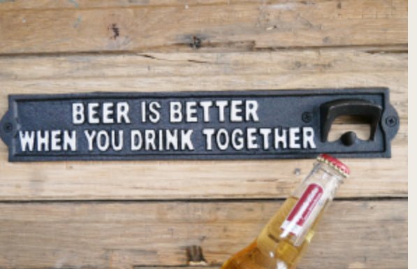 CAST IRON SIGNS - Funny Bar / Quotes - The Man Cave Broadway