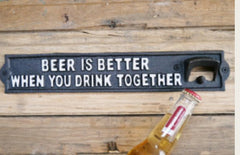 CAST IRON SIGNS - Funny Bar / Quotes - The Man Cave Broadway