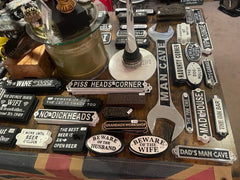 CAST IRON SIGNS - Funny Bar / Quotes - The Man Cave Broadway