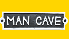 CAST IRON SIGNS - Funny Bar / Quotes - The Man Cave Broadway