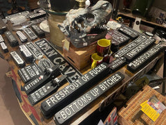 CAST IRON SIGNS - Funny Bar / Quotes - The Man Cave Broadway