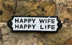 CAST IRON SIGNS - Funny Bar / Quotes - The Man Cave Broadway