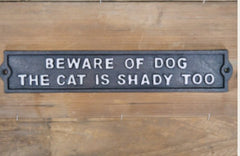 CAST IRON SIGNS - Funny Bar / Quotes - The Man Cave Broadway