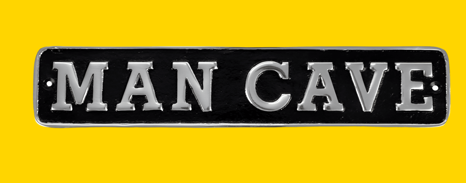CAST IRON SIGNS - Funny Bar / Quotes - The Man Cave Broadway