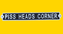 CAST IRON SIGNS - Funny Bar / Quotes - The Man Cave Broadway