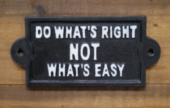 CAST IRON SIGNS - Funny Bar / Quotes - The Man Cave Broadway