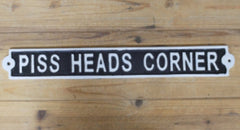 CAST IRON SIGNS - Funny Bar / Quotes - The Man Cave Broadway