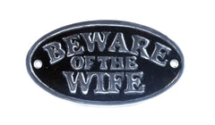 CAST IRON SIGNS - Funny Bar / Quotes - The Man Cave Broadway