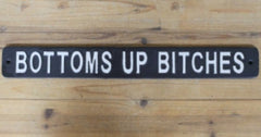 CAST IRON SIGNS - Funny Bar / Quotes - The Man Cave Broadway