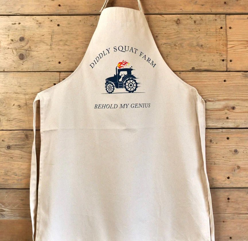 DIDDLY SQUAT FARM JEREMY’S APRON Clarkson's Farm - The Man Cave Broadway