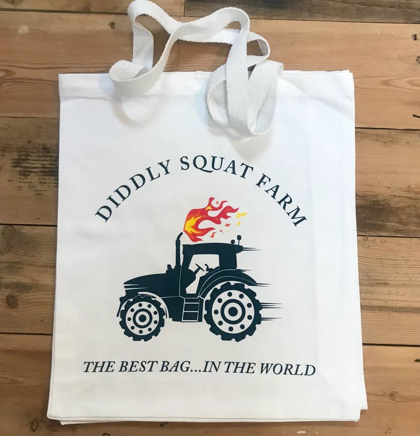 DIDDLY SQUAT FARM SHOP TOTE SHOPPER BAG Clarkson's Farm - The Man Cave Broadway