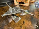 Eurofighter Typhoon Polished Aircraft Airplane Desk Model - 23cm - The Man Cave Broadway