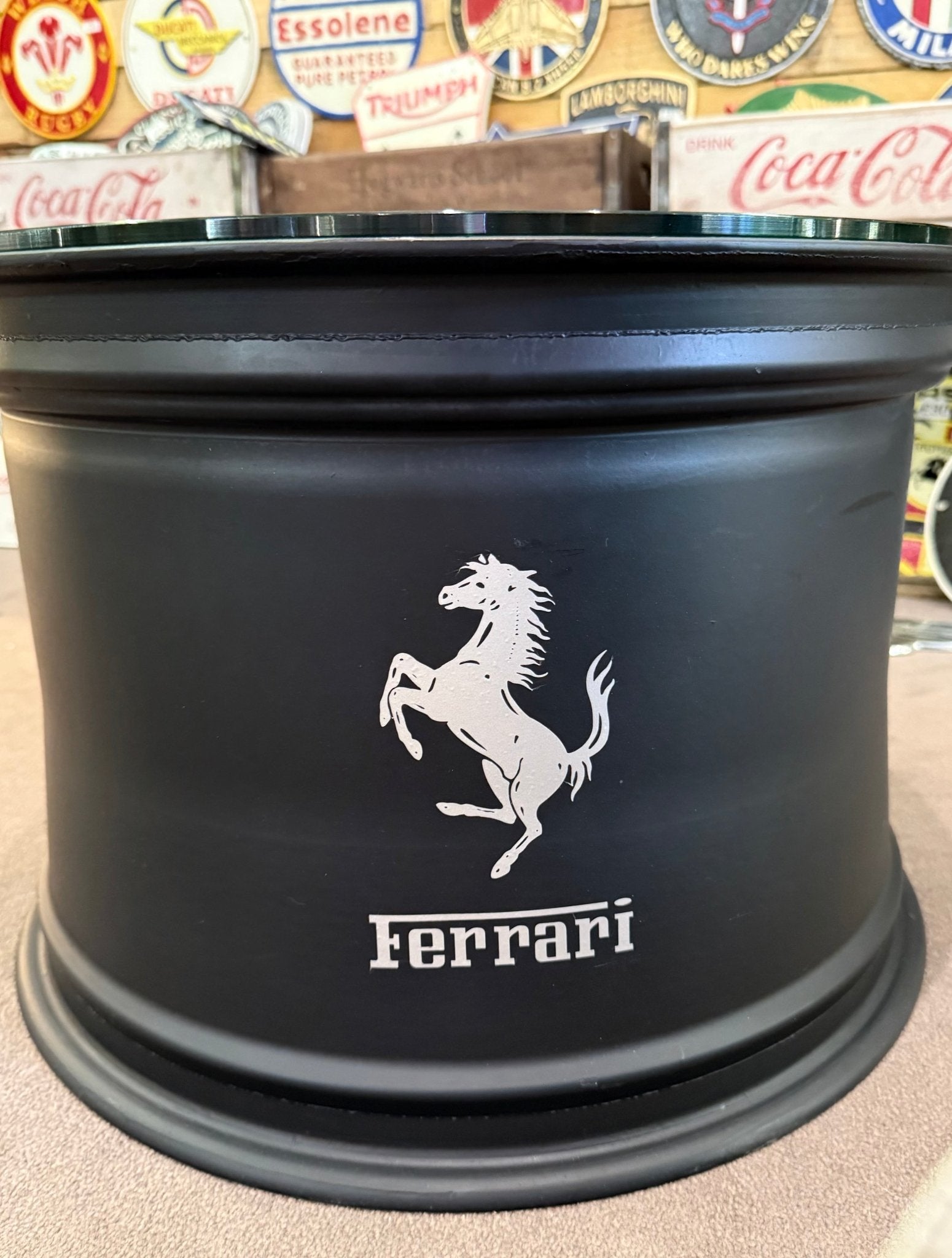 Ferrari 488 Challenge Race Wheel Table / Furniture - The Man Cave Broadway