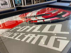 FORD MUSTANG HAND CUT VINYL ARTWORK PICTURE / ART / PICTURE - The Man Cave Broadway