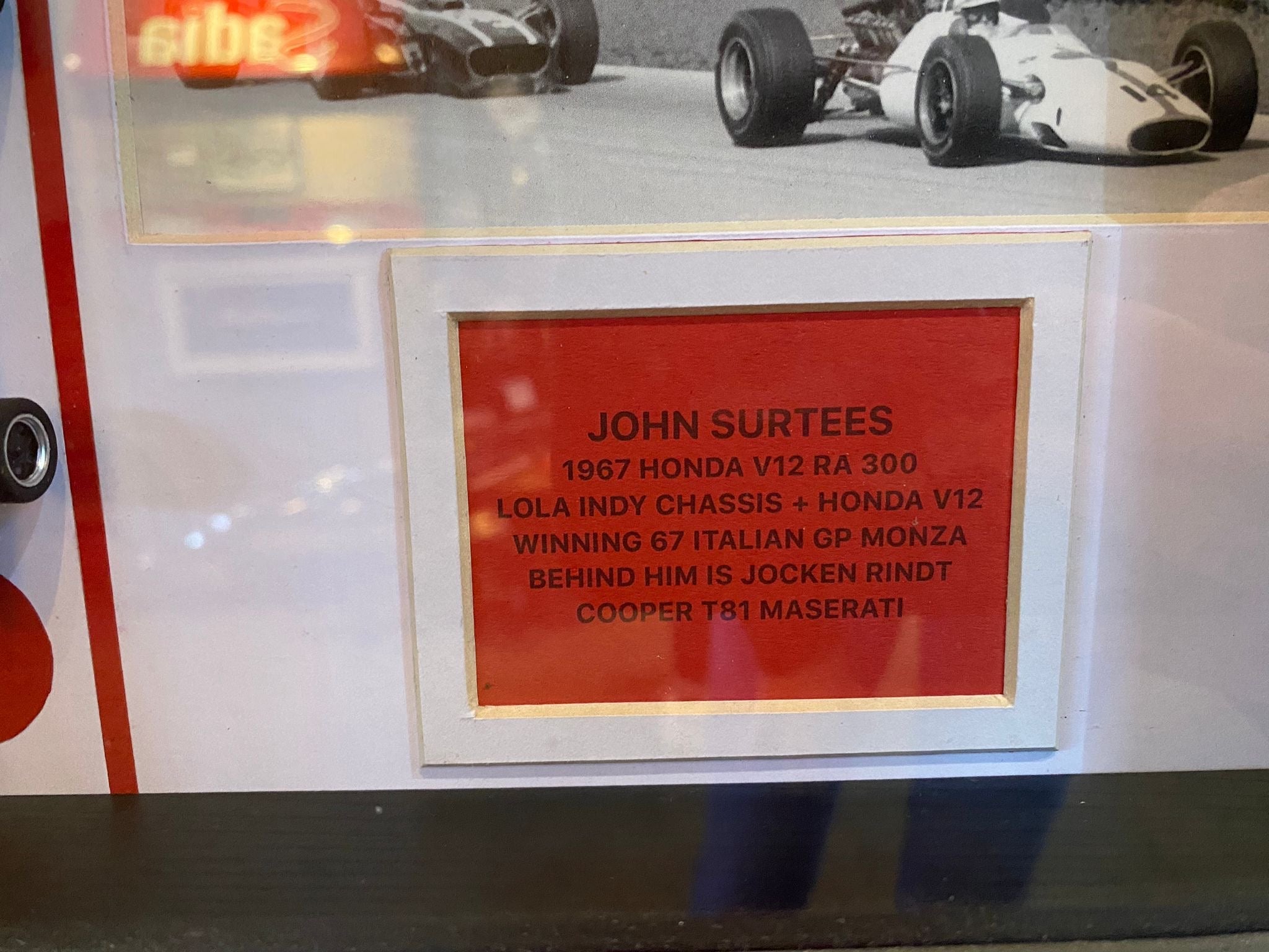 Formula 1 Autographed Rare Car Framed Collection - The Man Cave Broadway