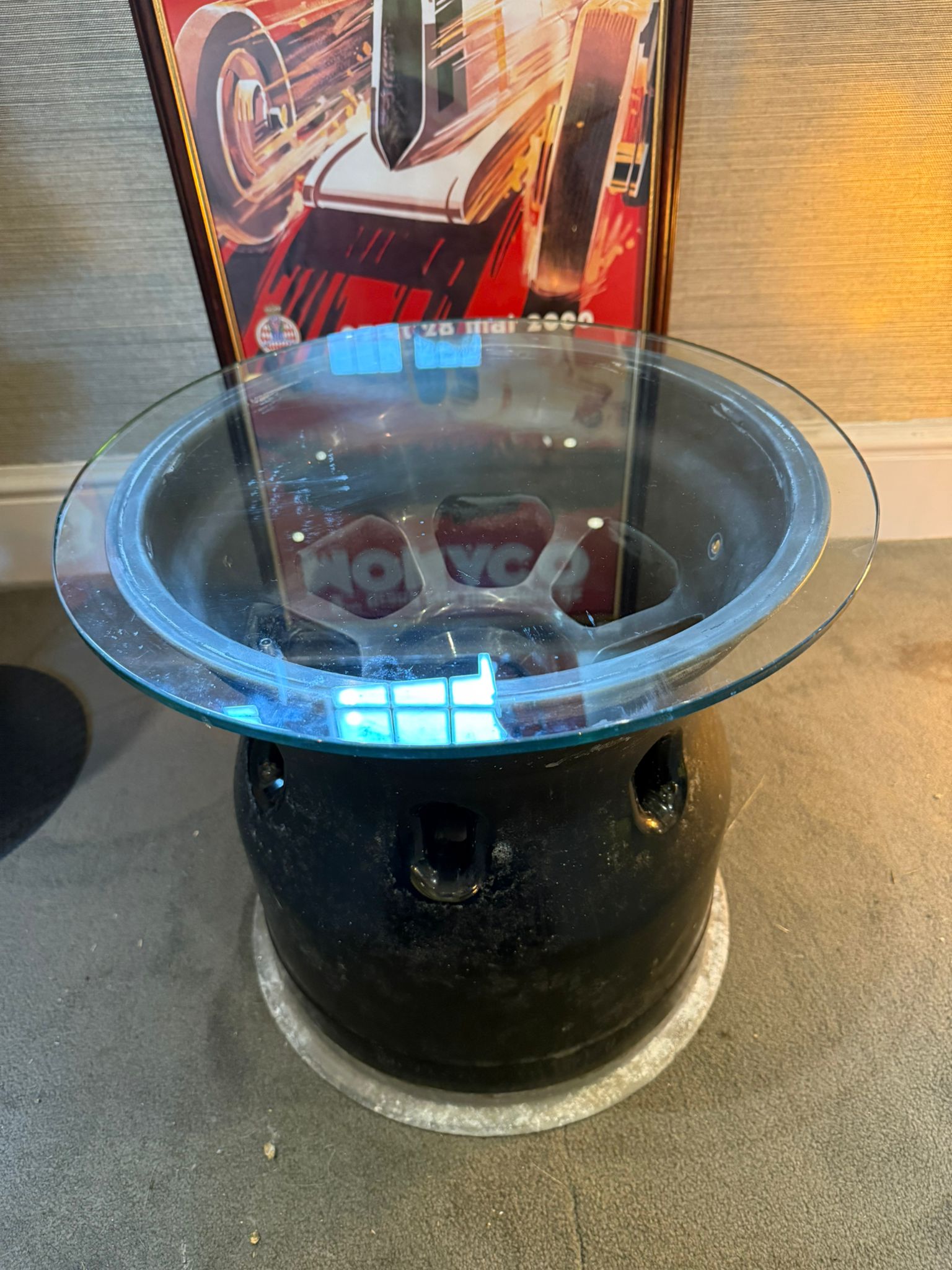 Formula 1 Wheel Table - The Man Cave Broadway