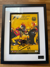 Framed David Coulthard Signed 1999 Belgian Grand Prix Programme - The Man Cave Broadway