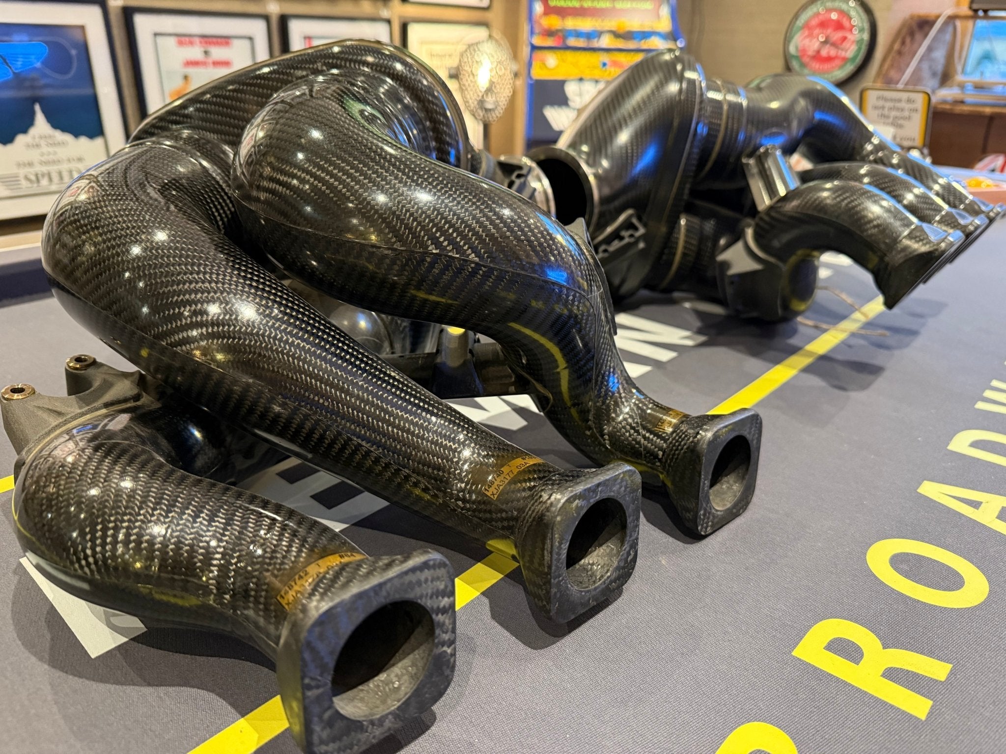 Genuine AMG ONE Carbon Fibre Exhaust Sections - The Man Cave Broadway