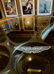 GENUINE Aston Martin GT3 Race Car Wheel Table - The Man Cave Broadway