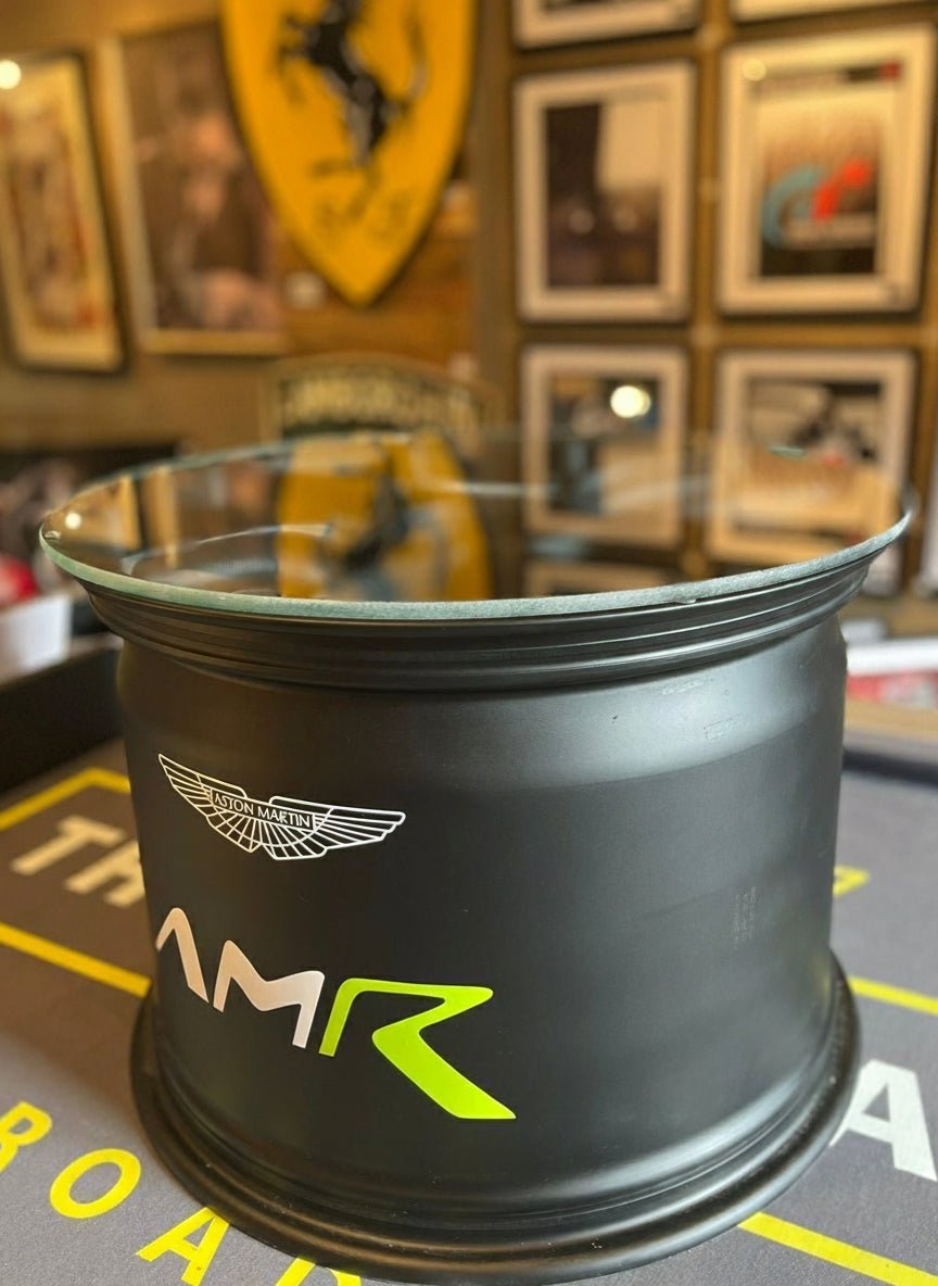 GENUINE Aston Martin GT3 Race Car Wheel Table - The Man Cave Broadway