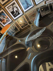 GENUINE Aston Martin GT3 Race Car Wheel Table - The Man Cave Broadway