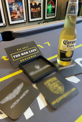Genuine Carbon Fibre Supercar Coasters - The Man Cave Broadway