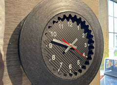Genuine F1 Brake Disc Clocks with Carbon Fibre Face Formula One - The Man Cave Broadway