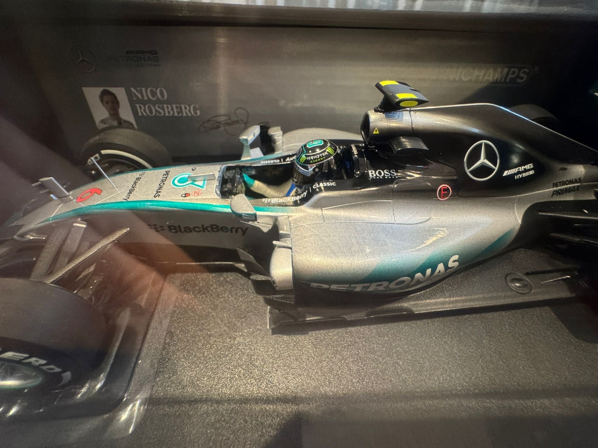 Genuine Mercedes F1 Minichamps 1:18 Scale Model Cars - The Man Cave Broadway
