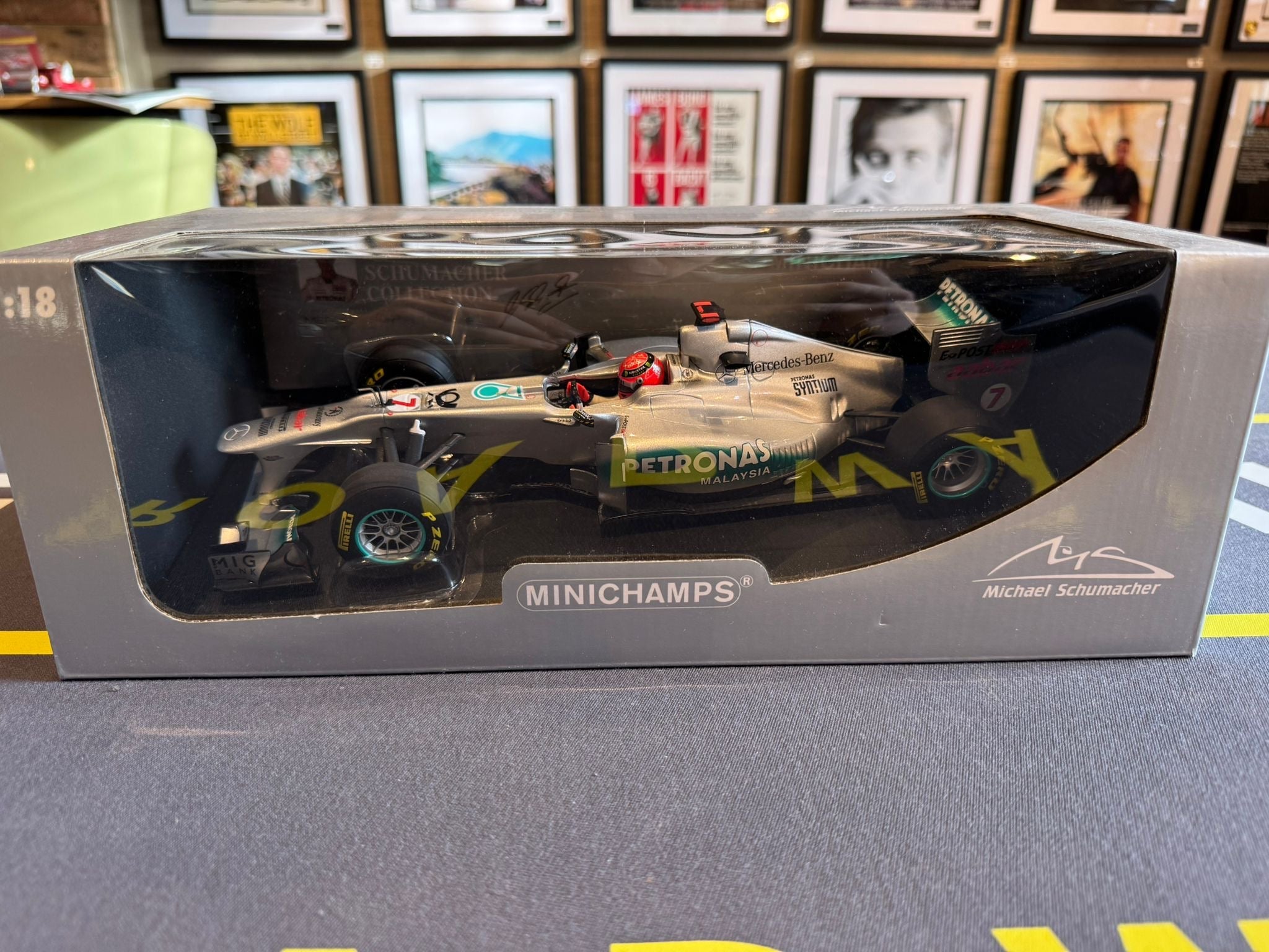Genuine Mercedes F1 Minichamps 1:18 Scale Model Cars - The Man Cave Broadway